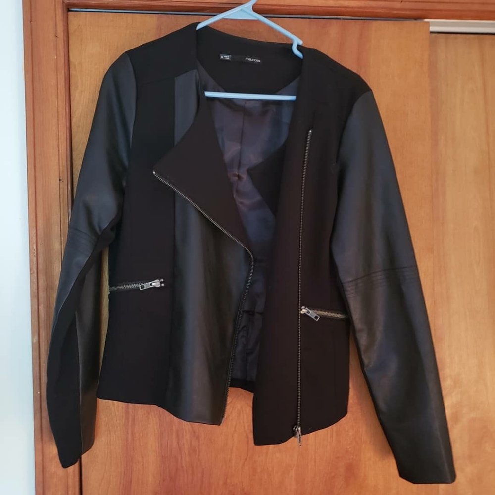 Maurices Faux Leather Moto Jacket